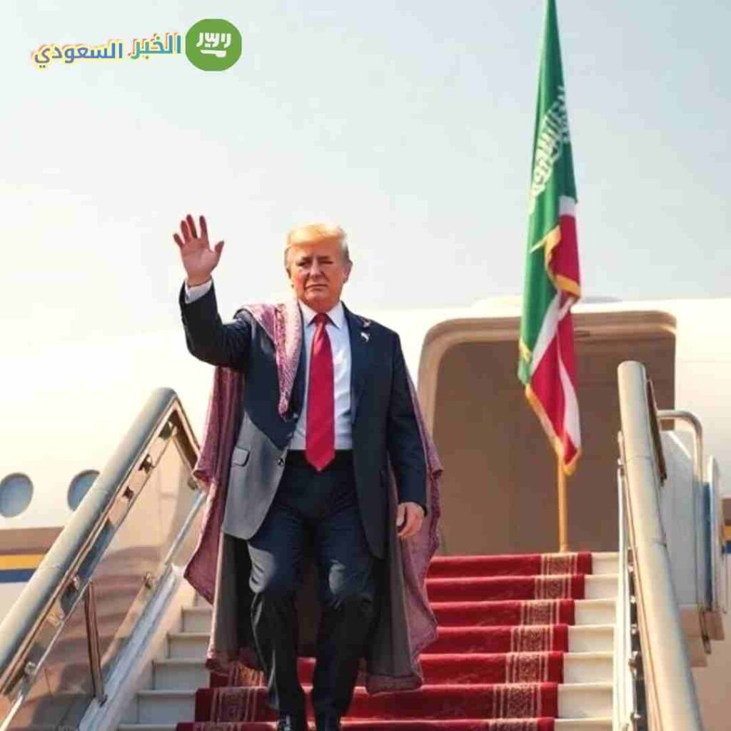 ترامب يصل إلى الرياض