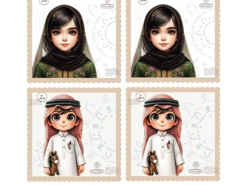 ثيمات يوم التأسيس للاطفال والبنات